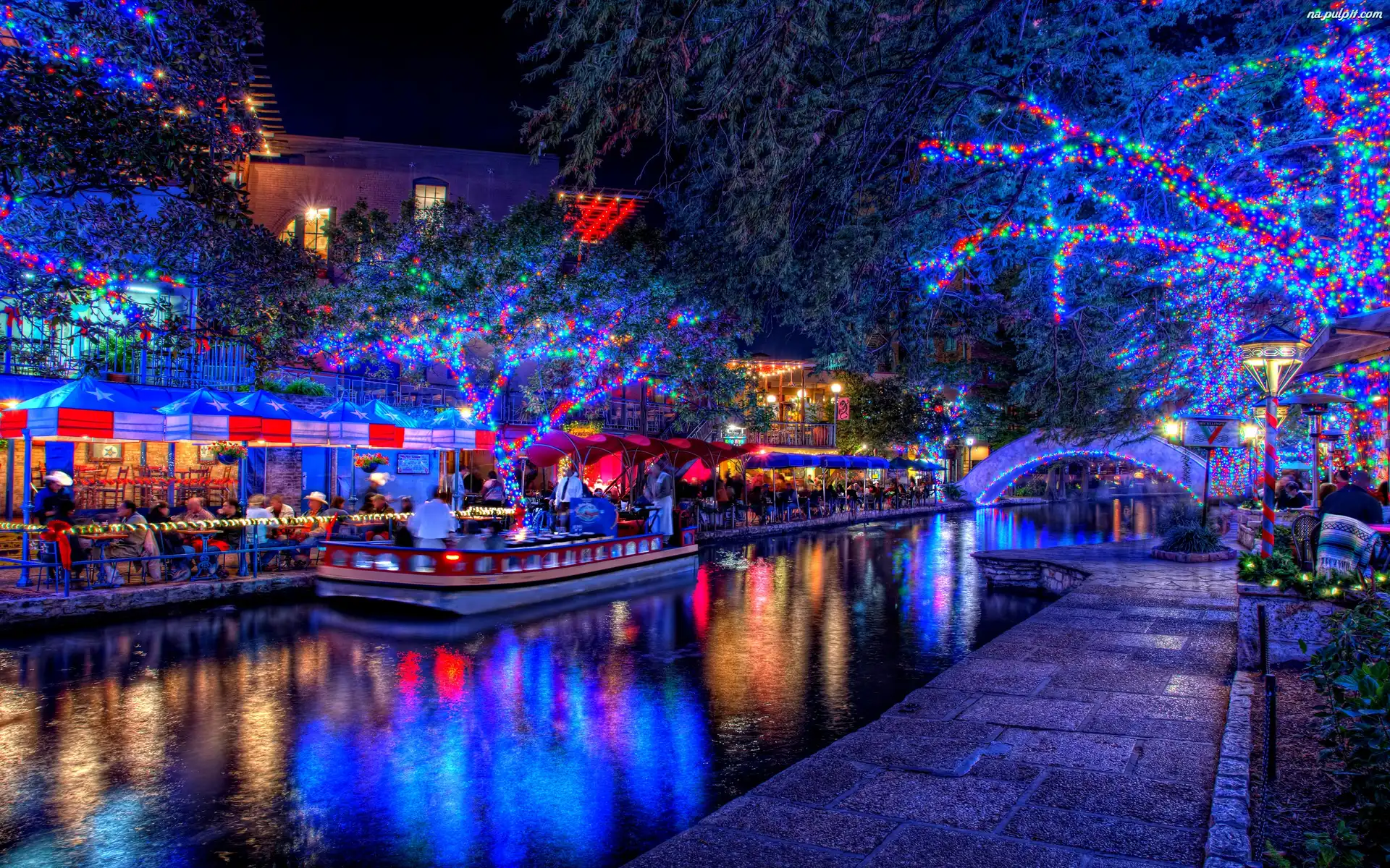 lampki święta kolorowe na pulpit best christmas light displays in usa